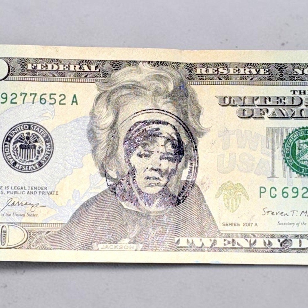 New Harriet Tubman Money Stamp Round Self-Inking Black Ink Resistance Gift